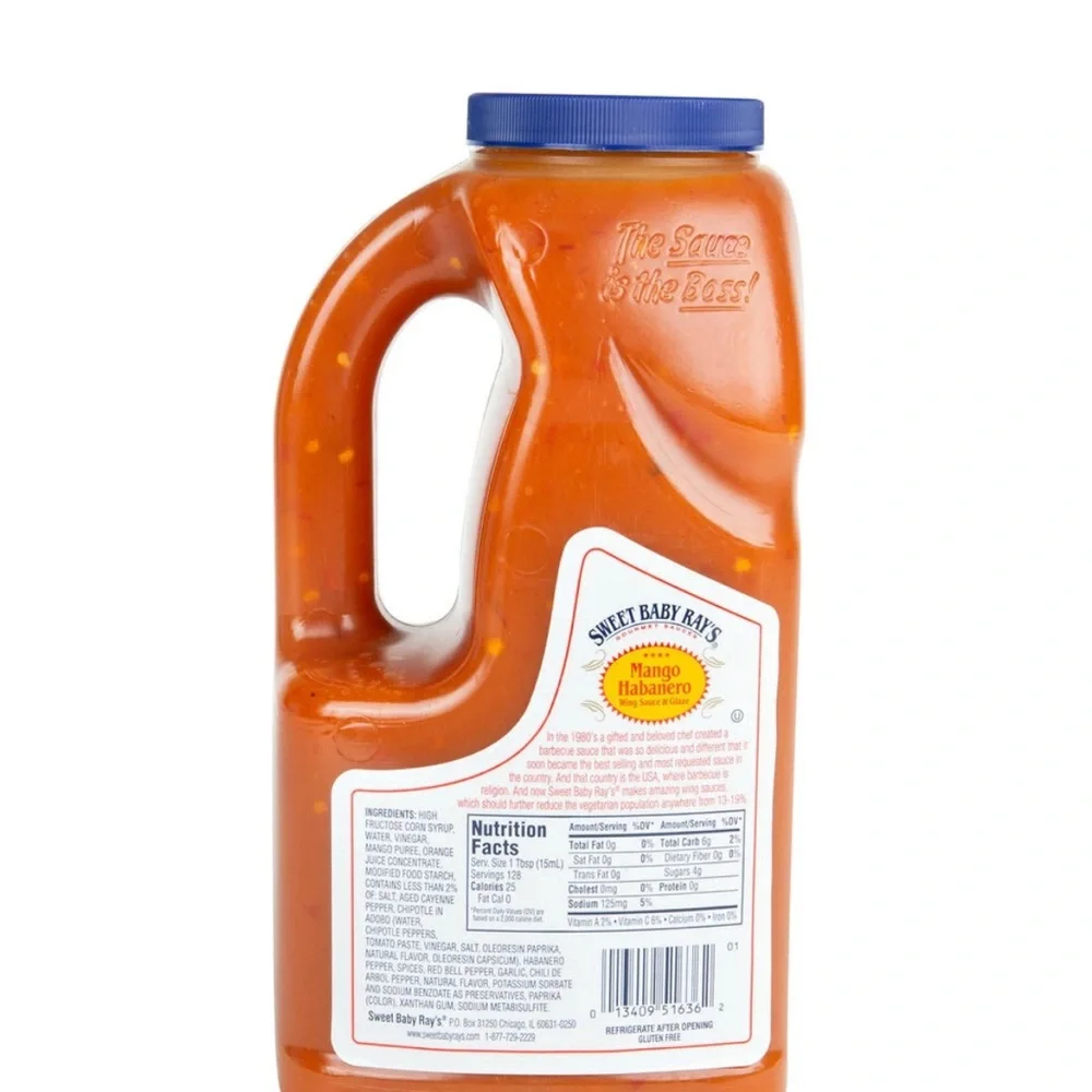 Sweet Baby Ray's Mango Habanero Sauce - Orange